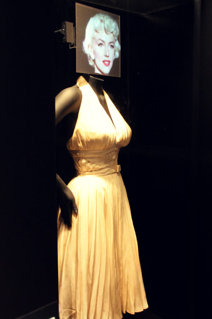 Hollywood Costume Exhibit Phoenix Art Museum Marilyn Monroe white dress