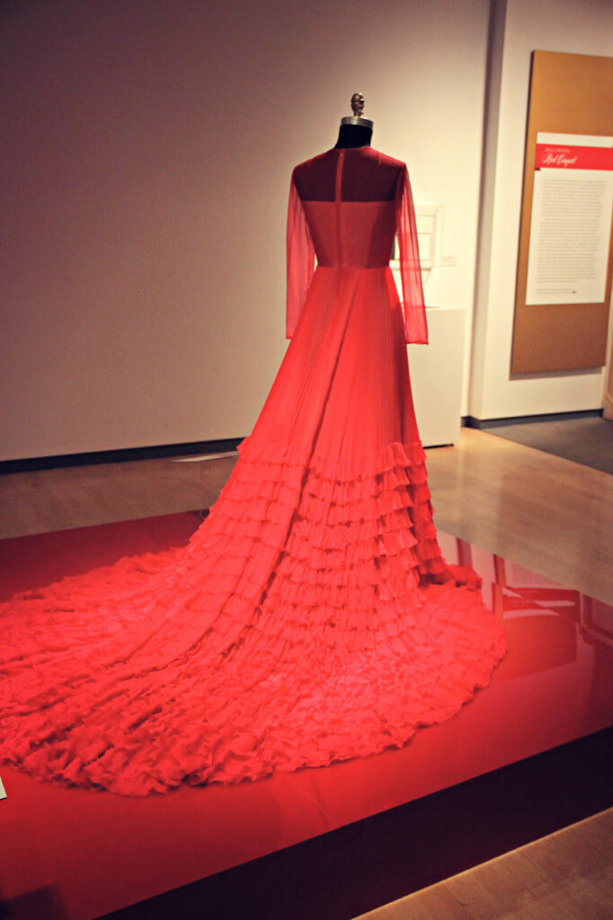 Hollywood Red Carpet Hollywood Costume Exhibit Phoenix Art Museum Sally Field Red Carpet dress