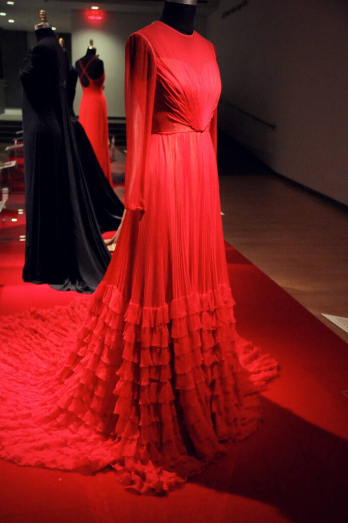 Hollywood Red Carpet Hollywood Costume Exhibit Phoenix Art Museum Sally Field Red Valentino Dress