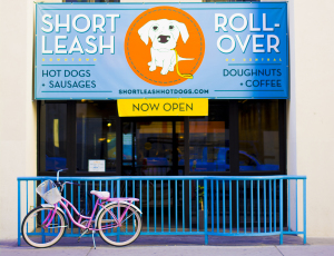 From the outside, Shortleash in downtown Phoenix looks relatively small, but looks can be deceiving. The interior is very spacious.
