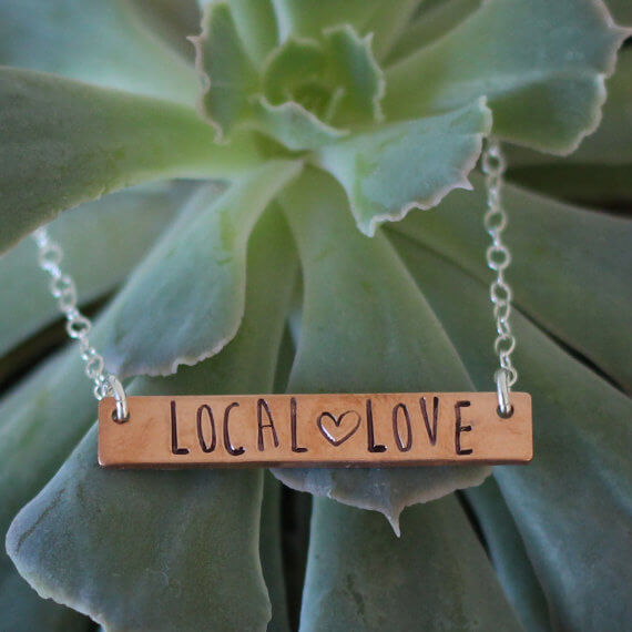 Be You Jewelry Local Love necklace giveaway