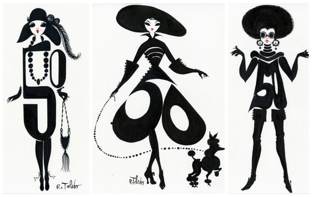 50 years of fashion phoenix art museum ruben toledo fashion illustrator