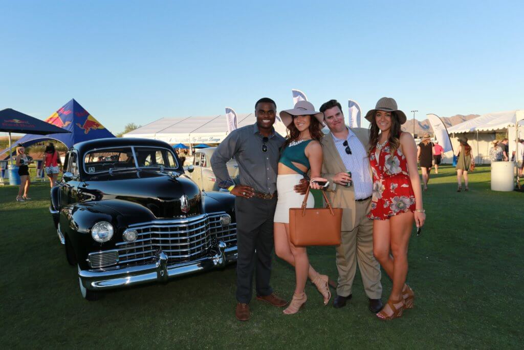 polo-guests-in-front-of-car